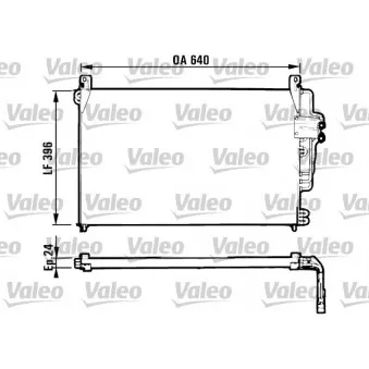 Condenseur, climatisation VALEO 816951