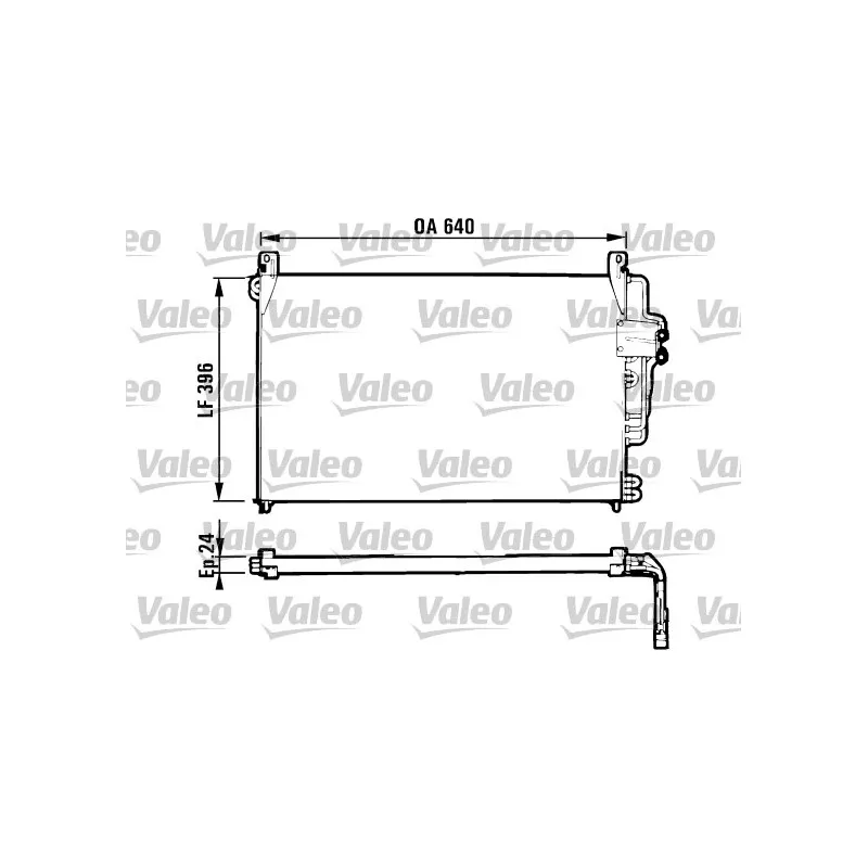 Condenseur, climatisation VALEO 816951
