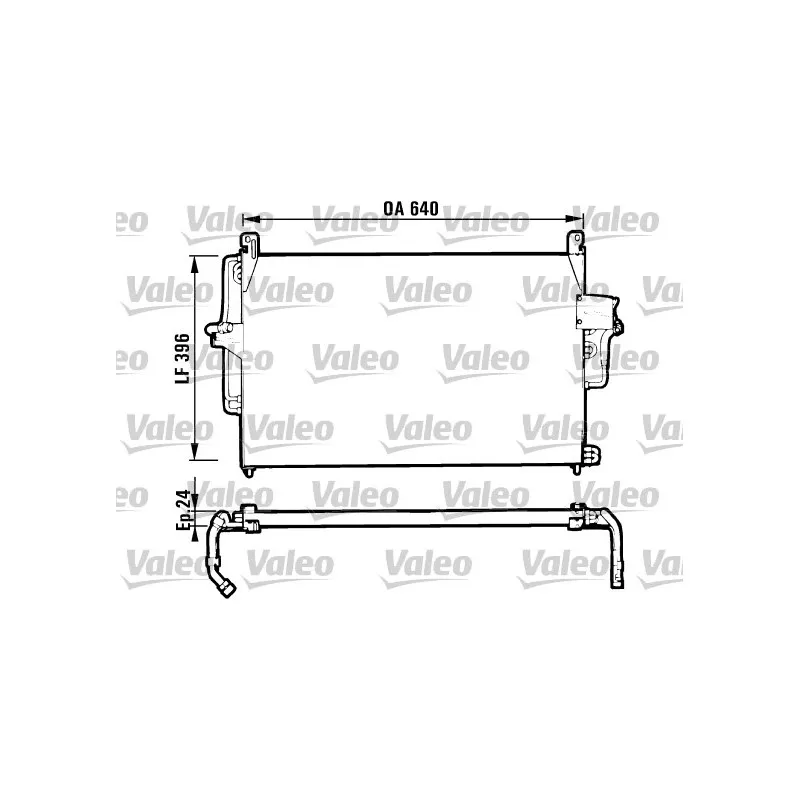 Condenseur, climatisation VALEO 816952