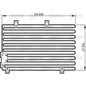 Condenseur, climatisation VALEO 816973