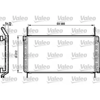 Condenseur, climatisation VALEO 816974