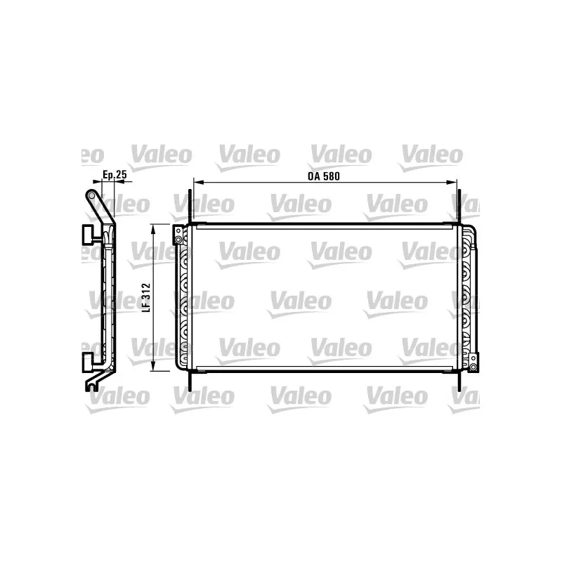 Condenseur, climatisation VALEO 816974