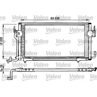 Condenseur, climatisation VALEO 816984
