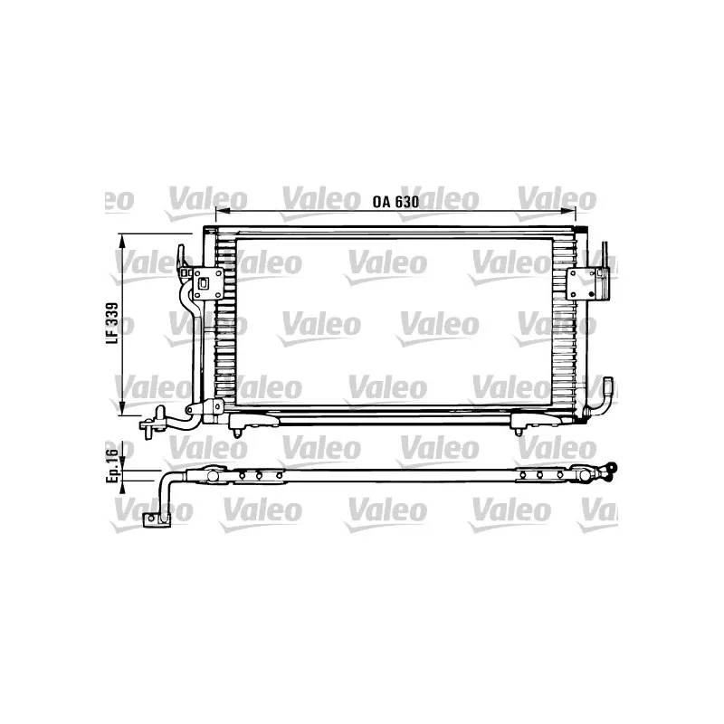 Condenseur, climatisation VALEO 816984