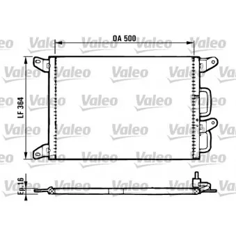 Condenseur, climatisation VALEO 816985