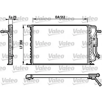 Condenseur, climatisation VALEO 816992