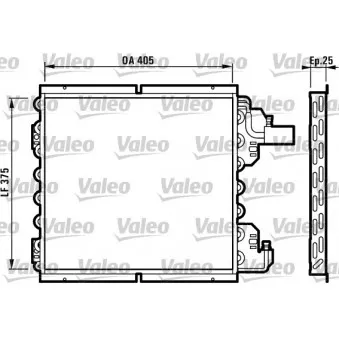 Condenseur, climatisation VALEO 816993