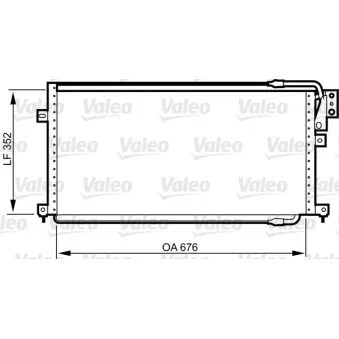 Condenseur, climatisation VALEO 817015