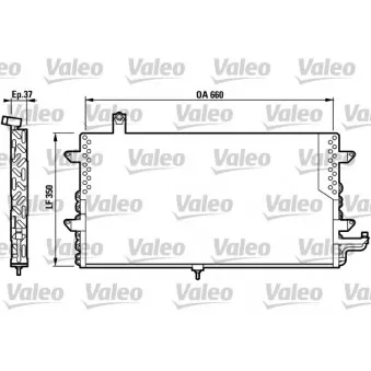 Condenseur, climatisation VALEO 817020