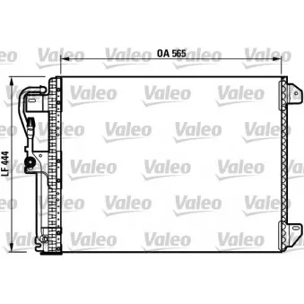 Condenseur, climatisation VALEO 817022