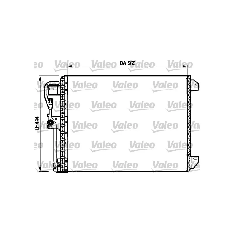 Condenseur, climatisation VALEO 817022