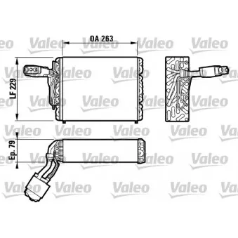 Evaporateur climatisation VALEO 817031
