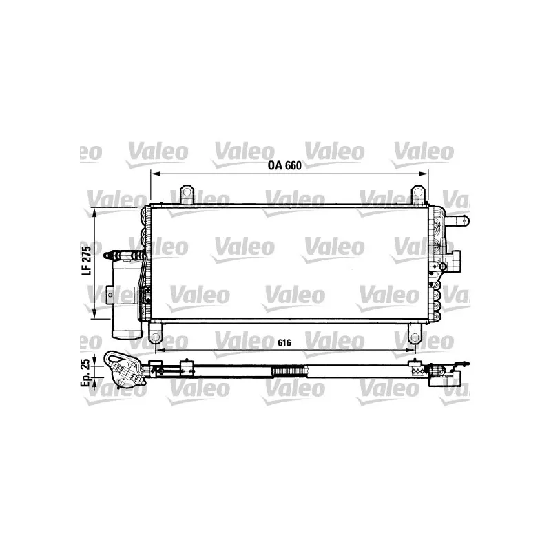 Condenseur, climatisation VALEO 817051