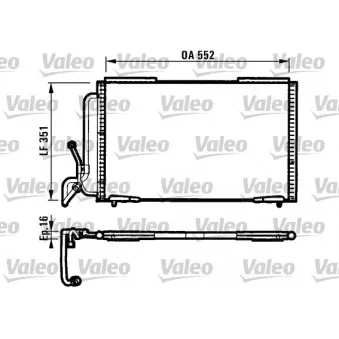 Condenseur, climatisation VALEO 817060