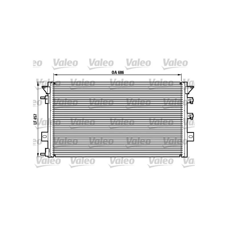 Condenseur, climatisation VALEO 817073