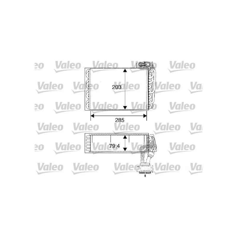 Evaporateur climatisation VALEO 817093