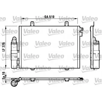 Condenseur, climatisation VALEO 817171