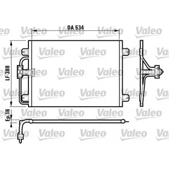 Condenseur, climatisation VALEO 817197