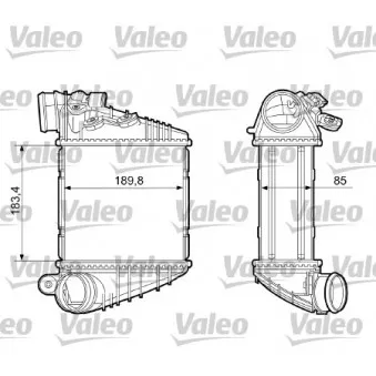 Intercooler, échangeur VALEO 817205