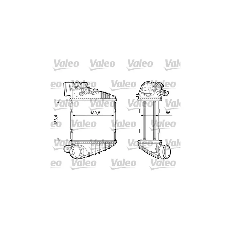 Intercooler, échangeur VALEO 817205