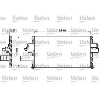 Condenseur, climatisation VALEO 817227