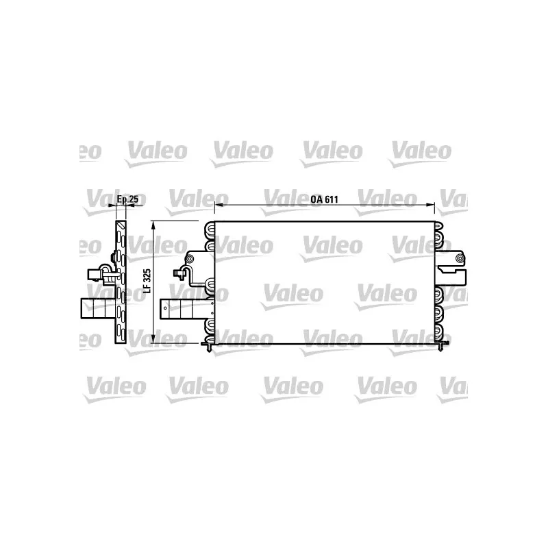 Condenseur, climatisation VALEO 817227