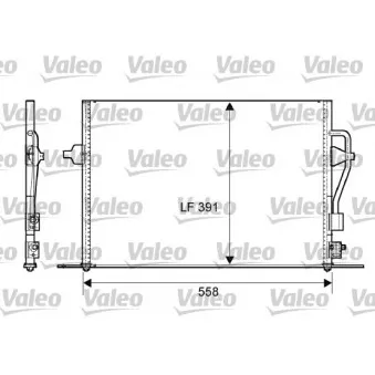 Condenseur, climatisation VALEO 817232