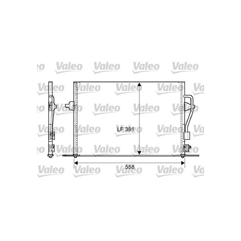Condenseur, climatisation VALEO 817232