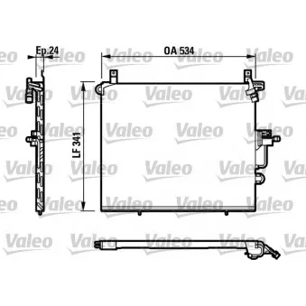 Condenseur, climatisation VALEO 817234