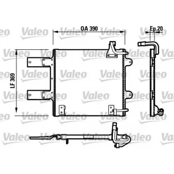 Condenseur, climatisation VALEO 817246