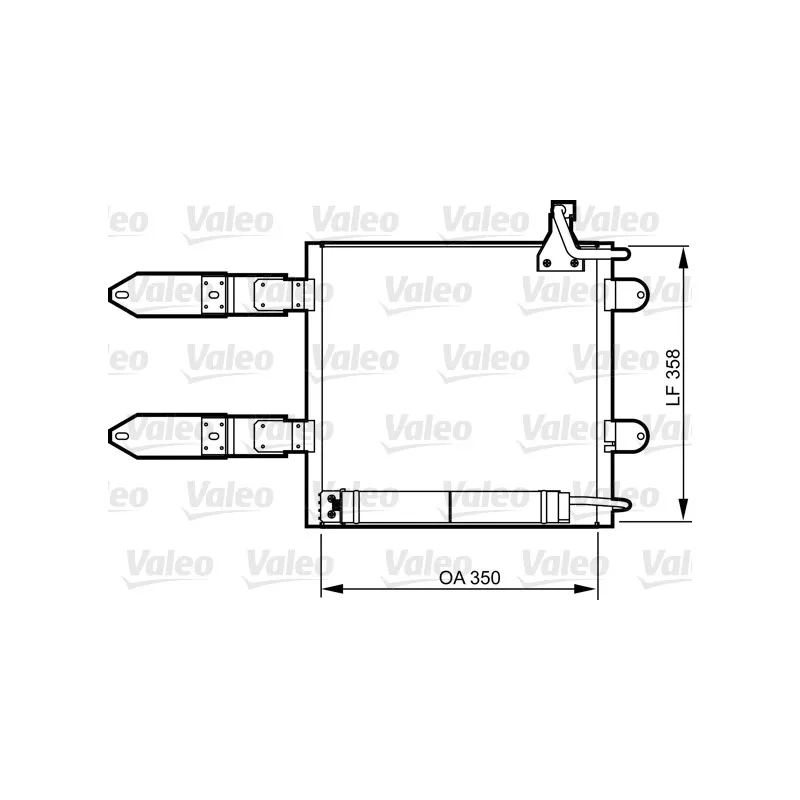 Condenseur, climatisation VALEO 817247