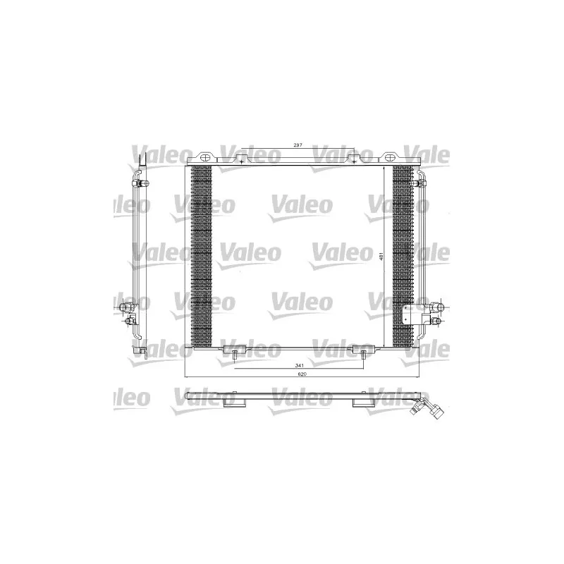 Condenseur, climatisation VALEO 817252