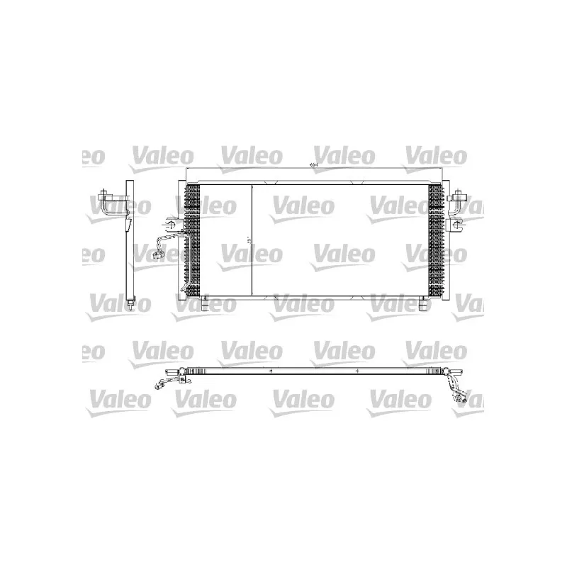 Condenseur, climatisation VALEO 817253