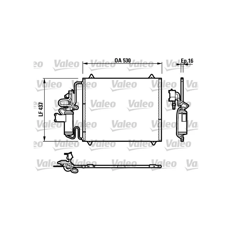 Condenseur, climatisation VALEO 817269