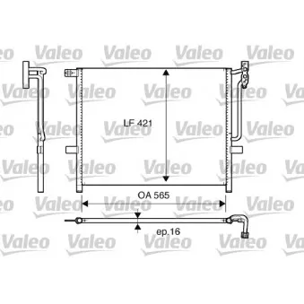 Condenseur, climatisation VALEO