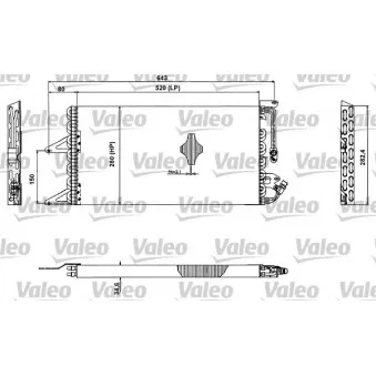 Condenseur, climatisation VALEO 817411