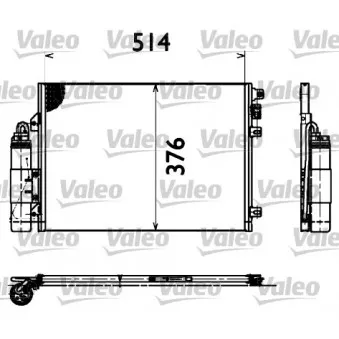 Condenseur, climatisation VALEO 817428