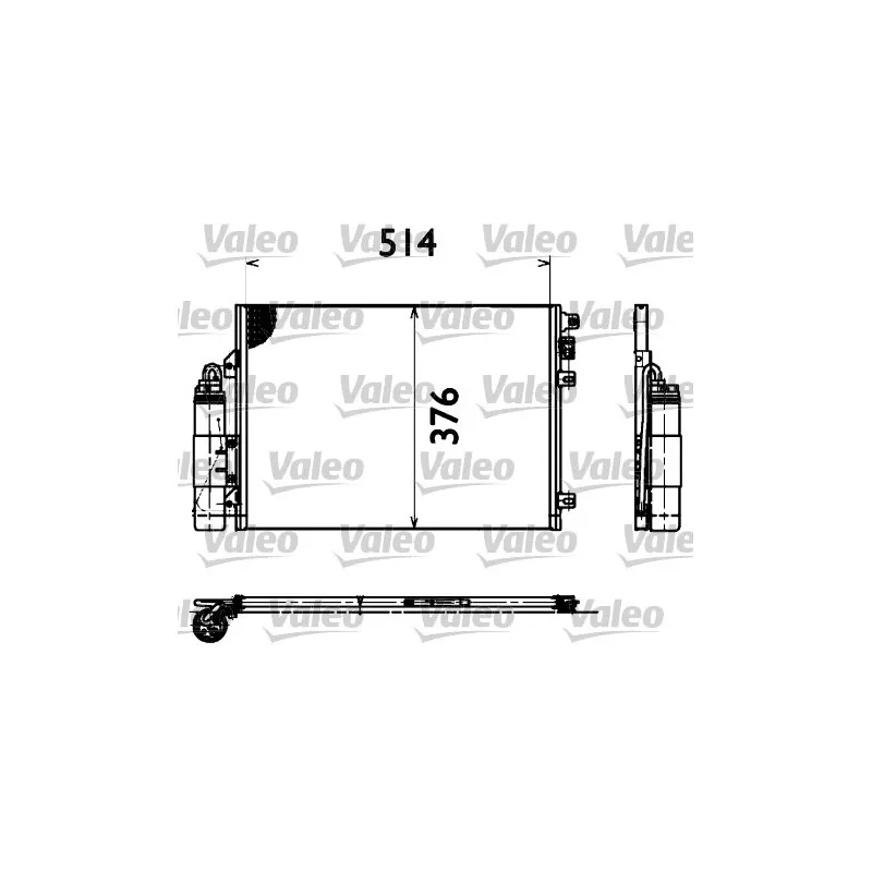 Condenseur, climatisation VALEO 817428