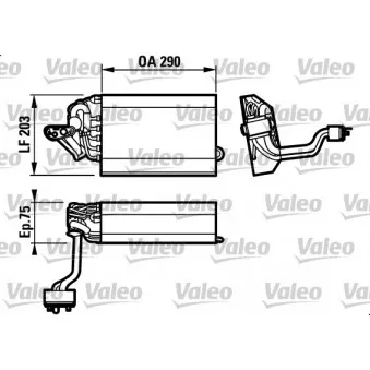 Evaporateur climatisation VALEO 817433