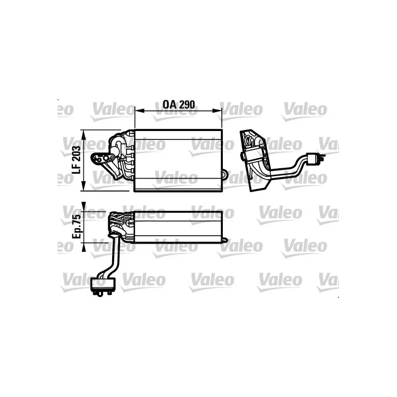 Evaporateur climatisation VALEO 817433