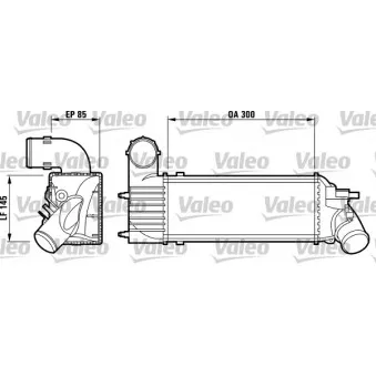 Intercooler, échangeur VALEO 817437