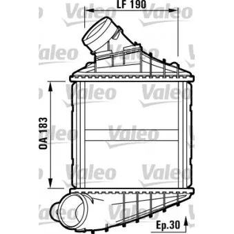 Intercooler, échangeur VALEO 817459