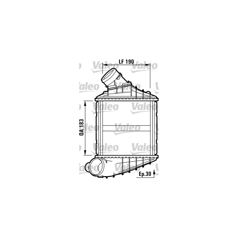 Intercooler, échangeur VALEO 817459
