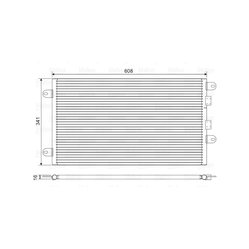 Condenseur, climatisation VALEO 817463