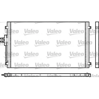 Condenseur, climatisation VALEO 817477