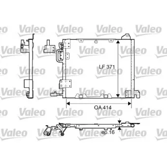 Condenseur, climatisation VALEO 817506