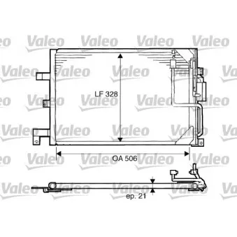 Condenseur, climatisation VALEO 817507