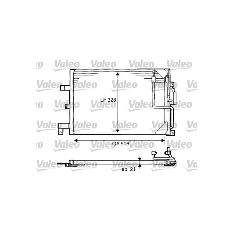 Condenseur, climatisation VALEO 817507