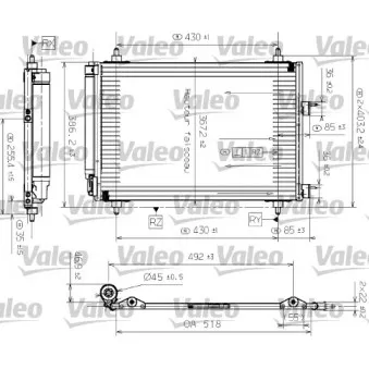 Condenseur, climatisation VALEO 817524