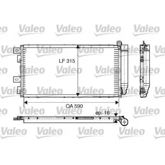 Condenseur, climatisation VALEO 817547